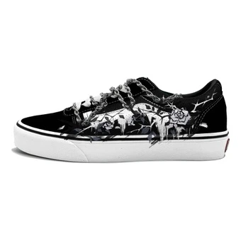 Кроссовки для скейтборда Vans Ward низкие мужские чёрно-белые | Китай.рф