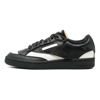 Кеды Reebok x Maison Margiela кожаные минималистичные низкие женские чёрные | Китай.рф