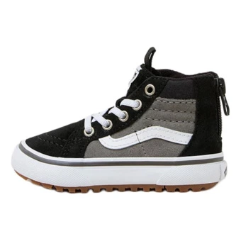Кроссовки высокие Vans SK8 HI MTE для малышей чёрно-серые | Китай.рф