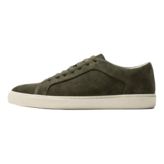 Кроссовки для скейтборда ZARA Cow Leather Low top Men's Khaki Green | Китай.рф
