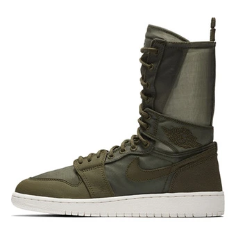 Женские винтажные баскетбольные кроссовки Jordan Air Jordan 1 EXPLORER XX высокие коричневые | Китай.рф