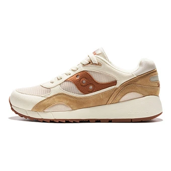 Кроссовки Saucony Shadow 6000 ретро с амортизацией унисекс бежево-коричневые | Китай.рф