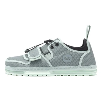 Кроссовки для скейтборда OETZI Fabric Low top унисекс серо-зелёные | Китай.рф