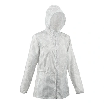 Куртка DECATHLON QUECHUA Raincut женская с капюшоном, белая | Китай.рф