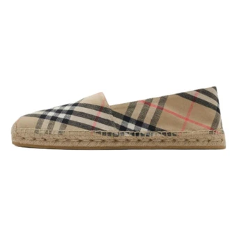 Эспадрильи Burberry Mews мужские коричневые из льна | Китай.рф