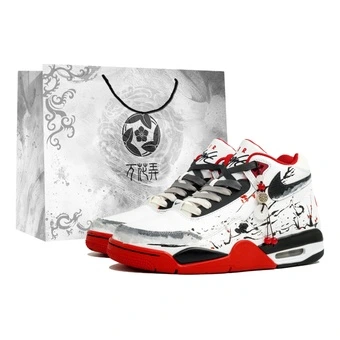 Кроссовки Nike Flight Legacy кастомные белые унисекс | Китай.рф