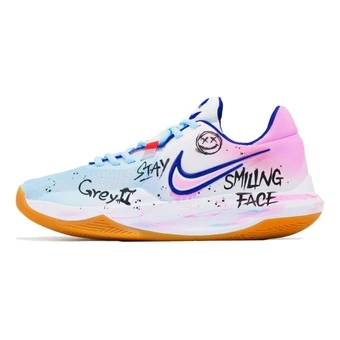 Кроссовки Nike Precision 6 кастомные низкие баскетбольные мужские розово-синие | Китай.рф