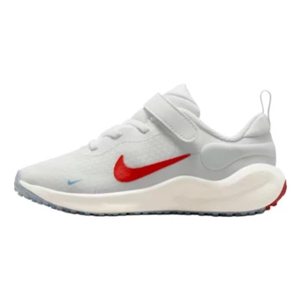 Кроссовки Nike Revolution 7 детские беговые низкие бело-серые | Китай.рф
