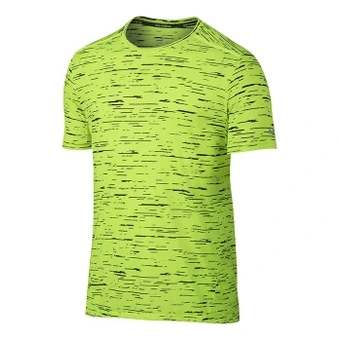 Футболка Nike Dri-Fit мужская для бега зеленая с коротким рукавом | Китай.рф