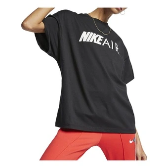 Футболка Nike женская спортивная с буквами и коротким рукавом черная | Китай.рф