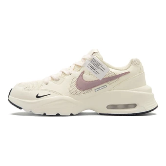 Кроссовки Nike Air Max Fusion Pink Cloud кастомизированные бежево-бело-розовые унисекс | Китай.рф