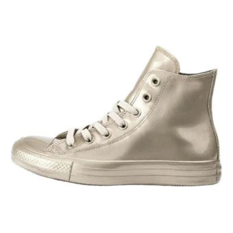 Кеды Converse Chuck Taylor All Star Metallic Rubber High женские светло-золотые | Китай.рф