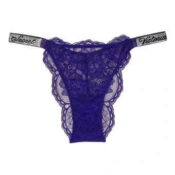 Трусы стринги женские Victoria's Secret с буквенным принтом и завязками | Китай.рф