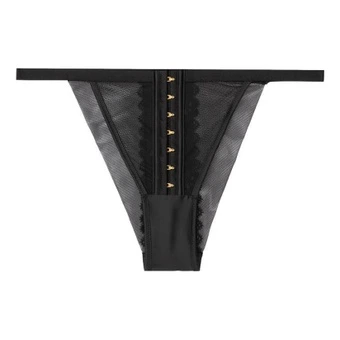 Трусы слипы Victoria's Secret Very Sexy с бархатной отделкой, низкая посадка, чёрный | Китай.рф