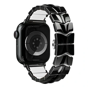 Металлический ремешок Скулу для Apple Watch с силиконовой вставкой | Китай.рф