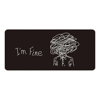 Коврик для мыши Zhenjin I'M Fine дизайнерский с надписью | Китай.рф
