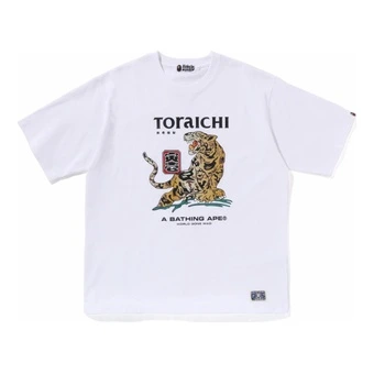 Футболка BAPE Toraichi унисекс с коротким рукавом и принтом тигра | Китай.рф