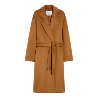 Женское пальто MaxMara Melinda из верблюжьей шерсти, однобортное, с разрезом | Китай.рф
