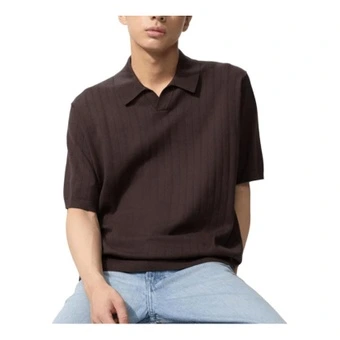 Поло рубашка UNIQLO SS26 мужская темно-фиолетовая | Китай.рф