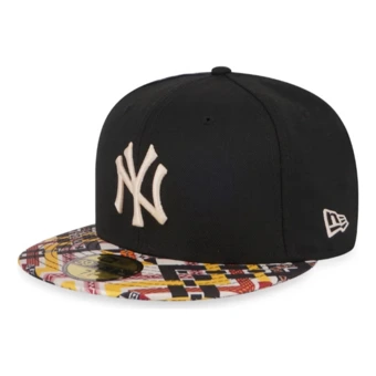 Бейсбольная кепка New Era из хлопка унисекс мультиколор | Китай.рф