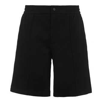 Шорты Emporio Armani прямые, мужские, чёрные | Китай.рф