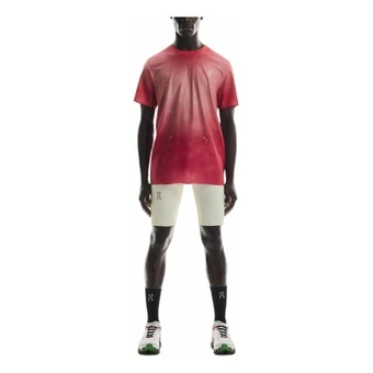 Футболка On Pace T Shirts Men's Red Crew Neck Moderate | Китай.рф