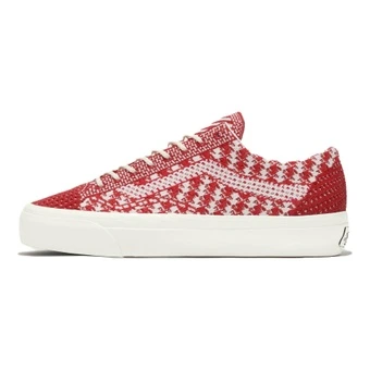 Кеды Vans Old Skool 36 Engineered Knit Chili Pepper низкие красно-белые | Китай.рф
