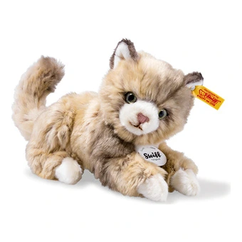Мягкая игрушка Steiff Lucy кот коричневый 18 см | Китай.рф