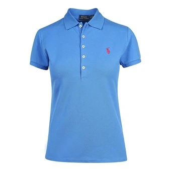 Polo Ralph Lauren Синяя Женская Поло с Логотипом | Китай.рф