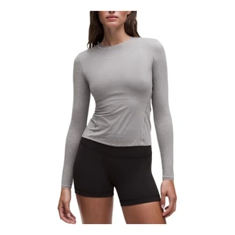 Футболка lululemon Nulu с круглым вырезом и длинным рукавом, женская | Китай.рф