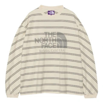 Лонгслив THE NORTH FACE PURPLE LABEL Field в полоску, унисекс | Китай.рф