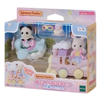 Набор Sylvanian Families поезд и самолёт, маленькая плюшевая игрушка | Китай.рф