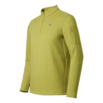 Флисовая футболка KOLON SPORT с длинным рукавом и полумолнией мужская | Китай.рф