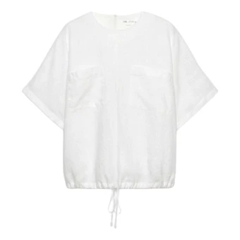 Футболка ZARA ZW для женщин белая с круглым вырезом | Китай.рф