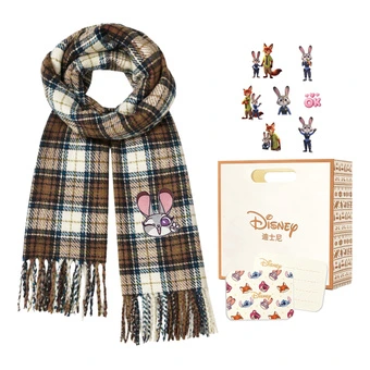 Вязаный шарф Disney Зверополис из полиэстера унисекс | Китай.рф