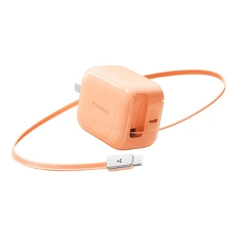 Зарядное устройство TORRAS Yoga 45W с выдвижным кабелем и двумя портами | Китай.рф