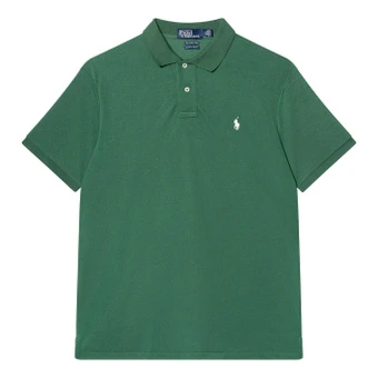 Поло рубашка Polo Ralph Lauren SS23 Custom Slim Fit, мужская, зеленая | Китай.рф