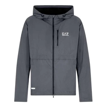 Куртка Emporio Armani EA7 с капюшоном и логотипом | Китай.рф