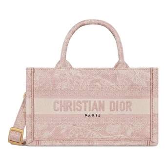 Сумка женская DIOR BookTote Mini с вышивкой, розовая | Китай.рф
