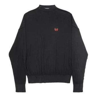 Водолазка Balenciaga Laurel Classic вязаная чёрная унисекс | Китай.рф