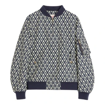 Мужская куртка Valentino FW24 тёмно-синего цвета | Китай.рф