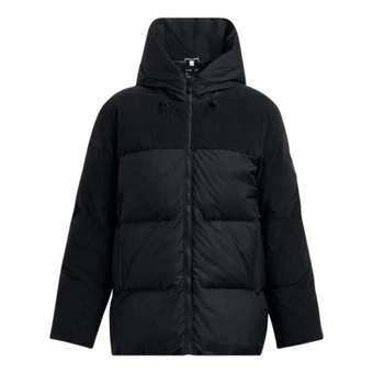 Женский пуховик Under Armour Limitless, чёрный, с воротником из вельвета | Китай.рф