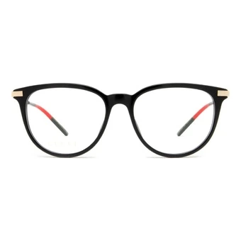 Оправа для очков Gucci квадратная черная женская из пластика с металлом | Китай.рф