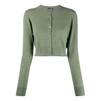 Кашемировая кофта Polo Ralph Lauren SS22 для женщин, зелёная | Китай.рф