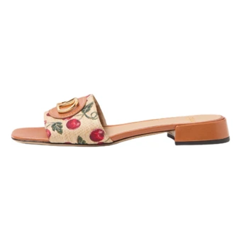 Шлепанцы Valentino Slide женские бежево-коричневые | Китай.рф