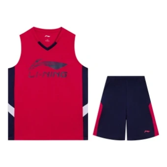 Спортивный костюм Li Ning для детей, с логотипом и контрастными вставками | Китай.рф