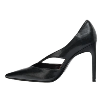 Туфли на каблуках ZARA PU Slim Heel High Heels 10 см женские черные | Китай.рф