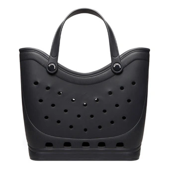 Сумка Balenciaga Crocs Tote из резины EVA большая женская черная | Китай.рф