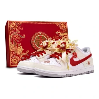 Кроссовки для скейтборда Nike Dunk Low красные | Китай.рф