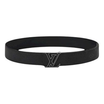 Ремень LOUIS VUITTON из кожи, двусторонний, мужской, чёрный | Китай.рф